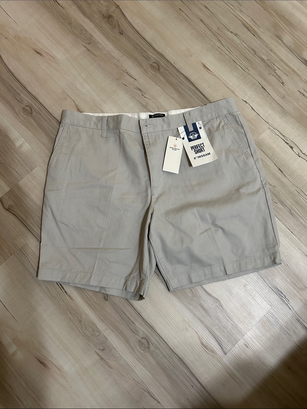 Dockers Light Khaki Flat Front Shorts